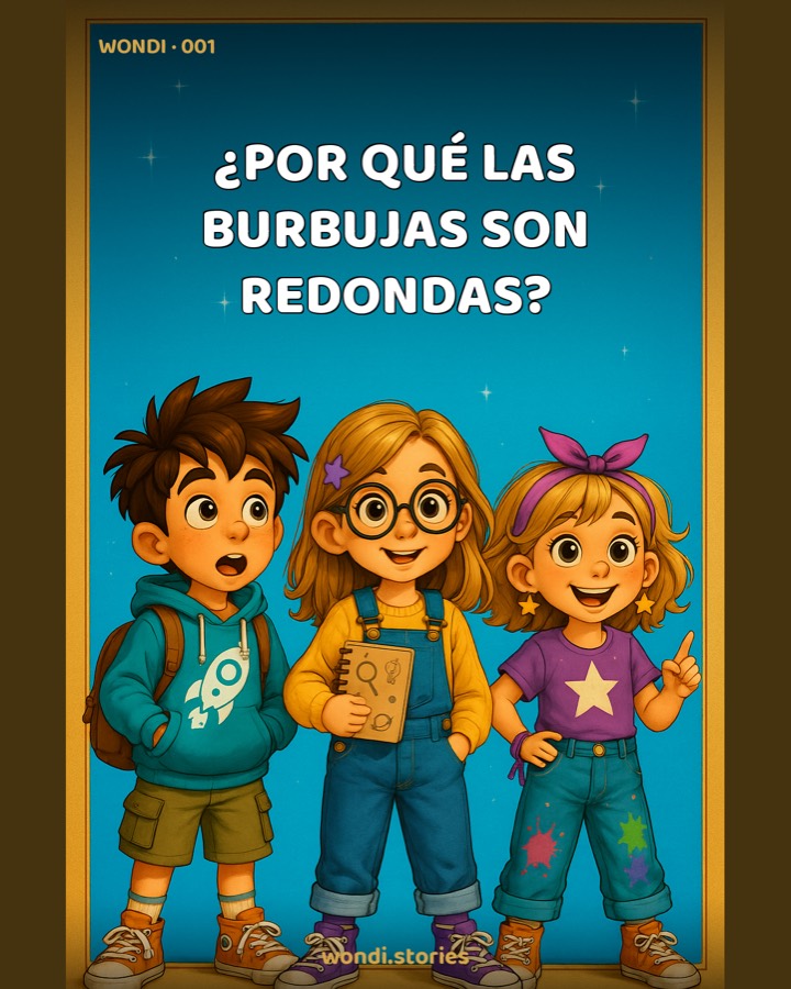 Portada de una historia sobre por qué las burbujas son redondas